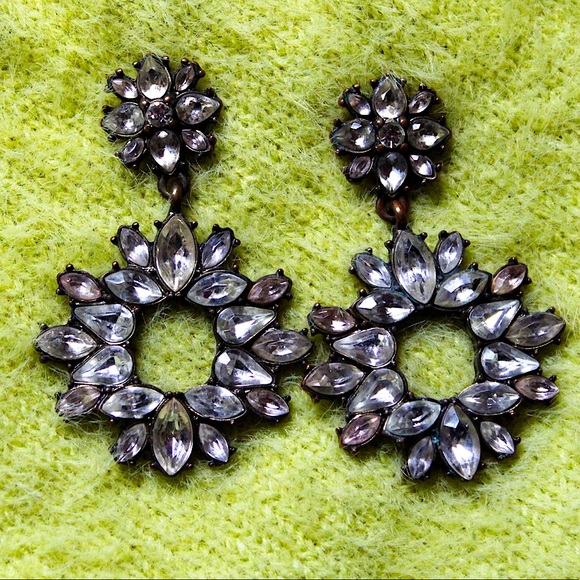⚡️ Rhinestone Dangle Earrings - Picture 2 of 2